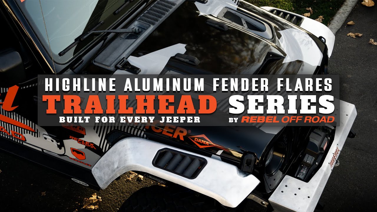 Trailhead Series Highline Aluminum Fender Flares | Rebel Off Road