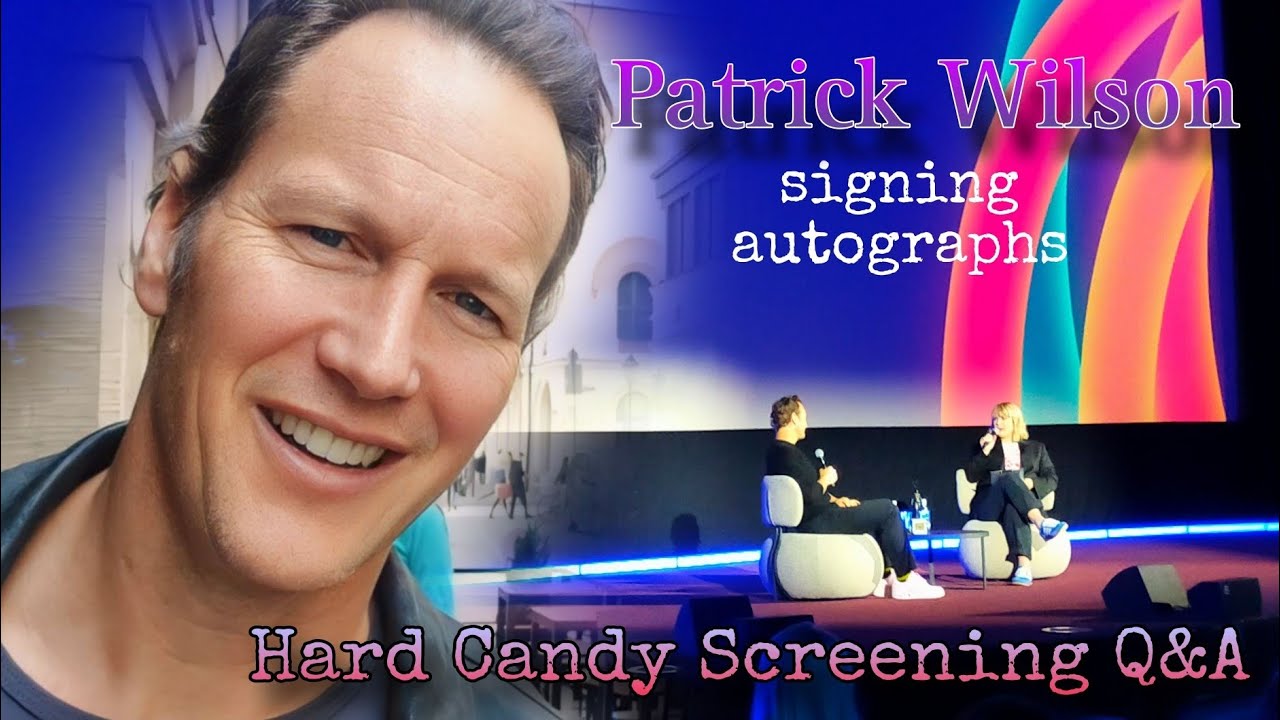 Patrick Wilson Off Camera Hard Candy Interview Signing Autographs Speak Polish Aquaman Insidious Q&A