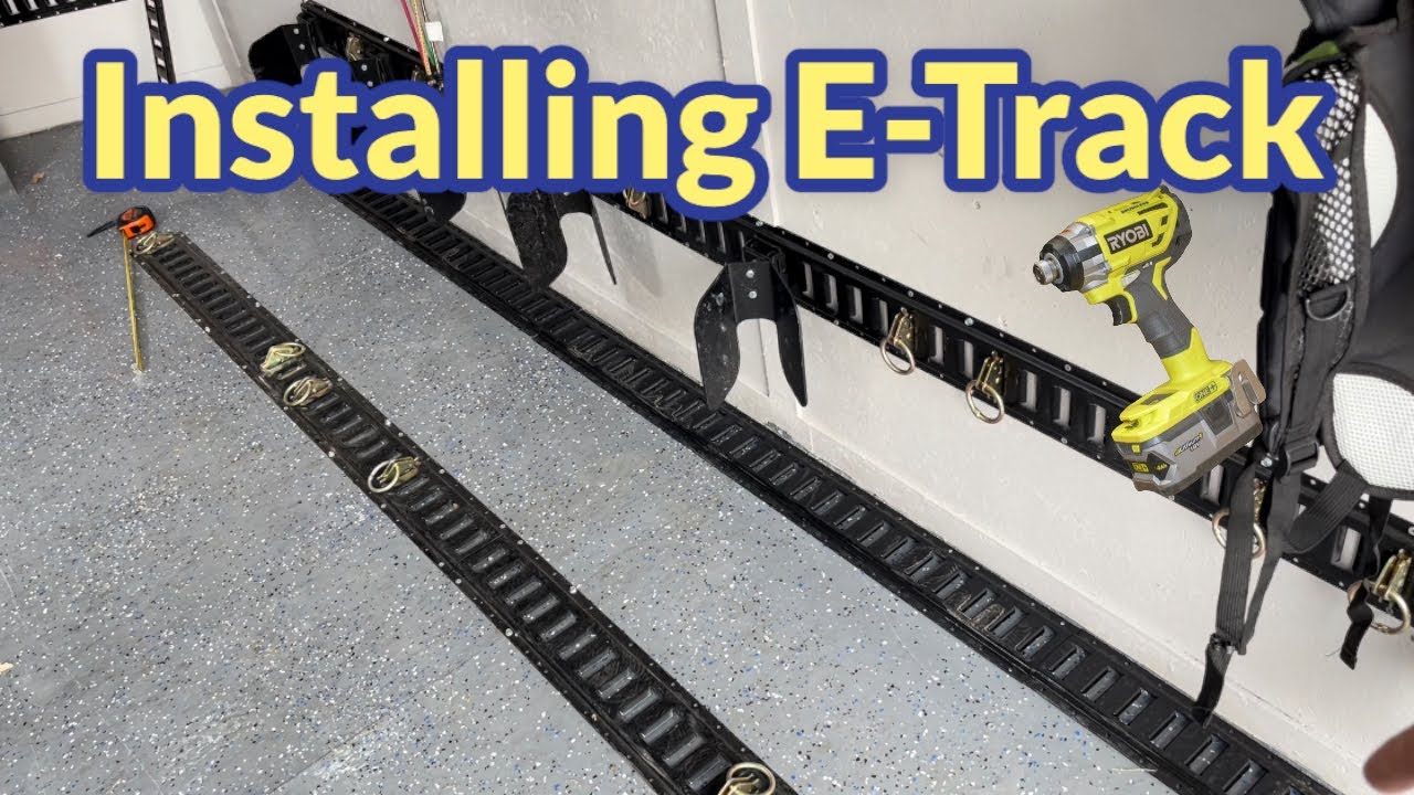 Installing E-Track in an Enclosed Trailer | Easy DIY Project!