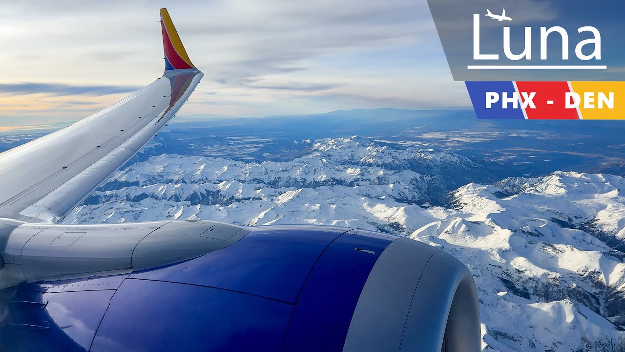 Southwest Airlines Boeing 737 MAX 8 Flight From Phoenix to Denver