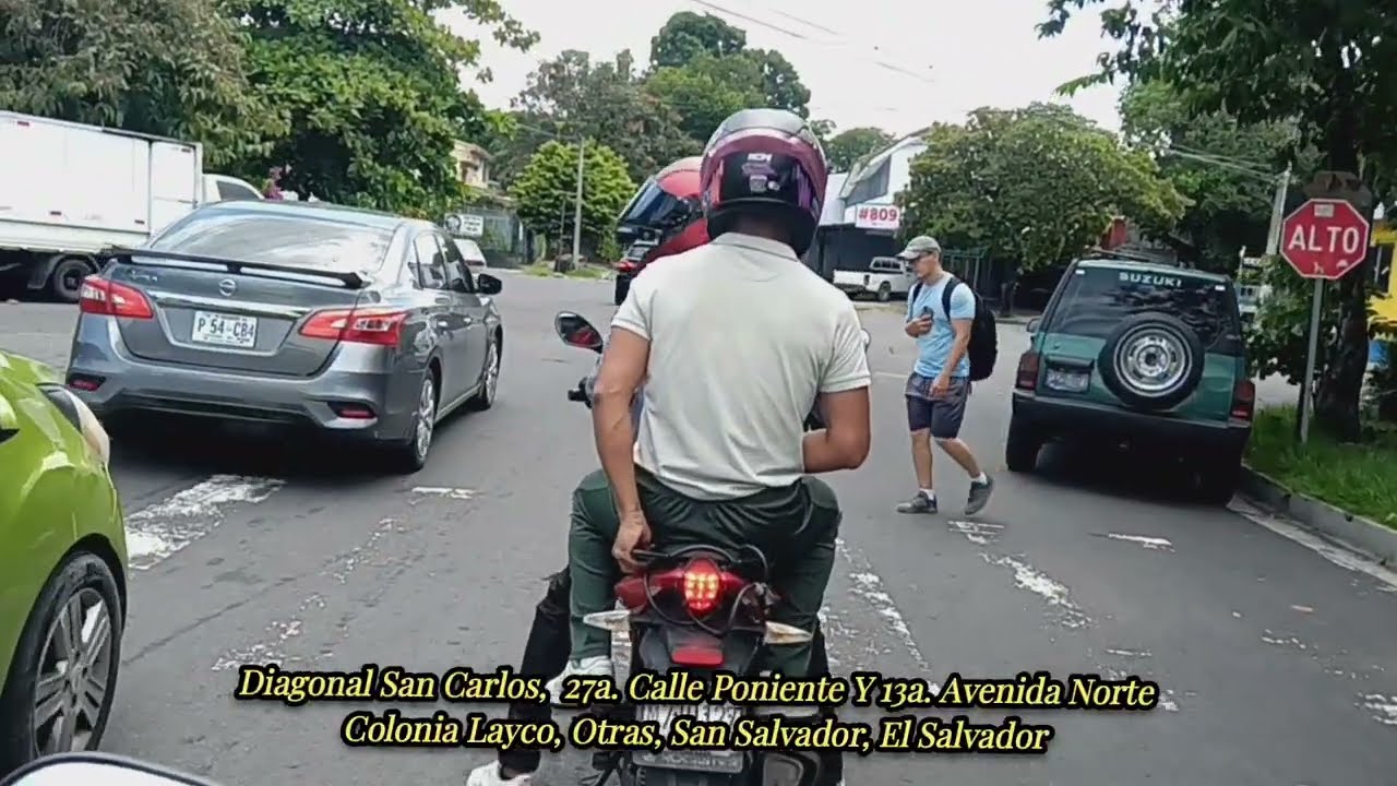 Hasta Colonia Medica, Sector Ex-embajada Desde Col. San Joaquín Poniente, San Salvador, El Salvador 