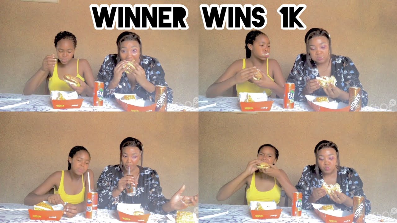 FIRST TO FINISH THE MEAL WINS R10000 ft @chickenlicken
