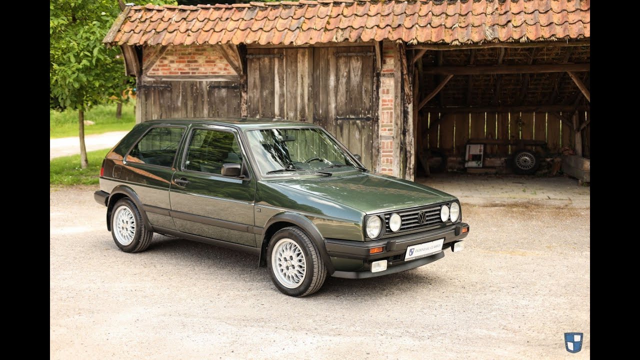Volkswagen Golf II GTD Special - 23.000 km, Oak Green Met. Orig Paint, Intercooler, 1991, Mint Condi