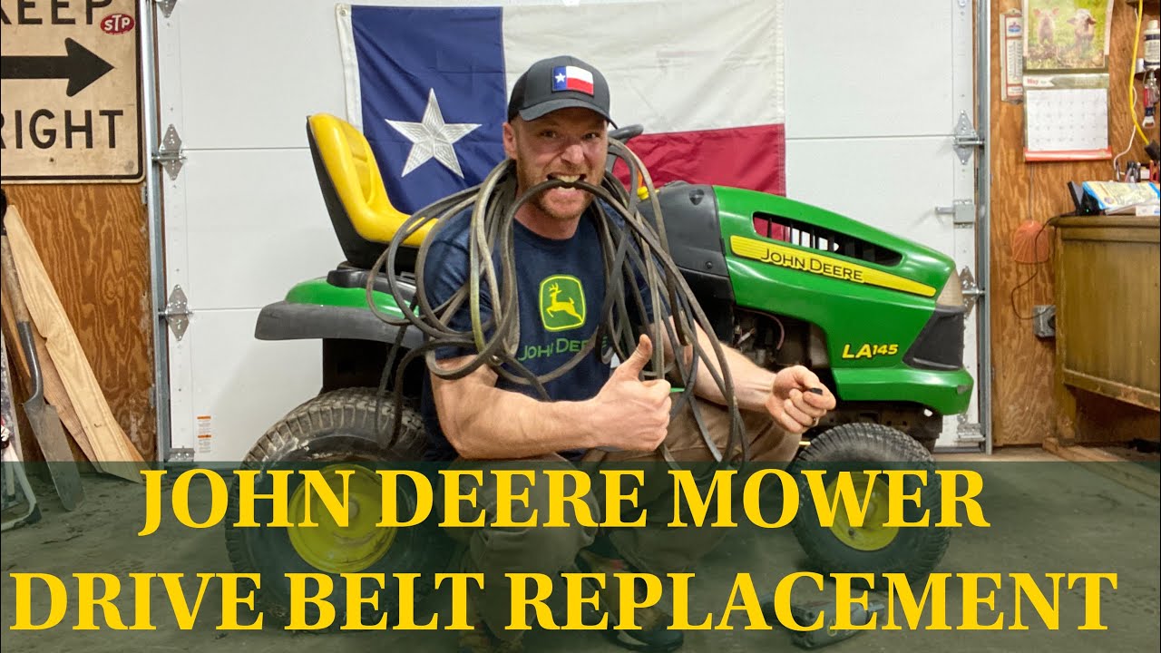 John Deere Transmission Drive Belt Replacement - LA145