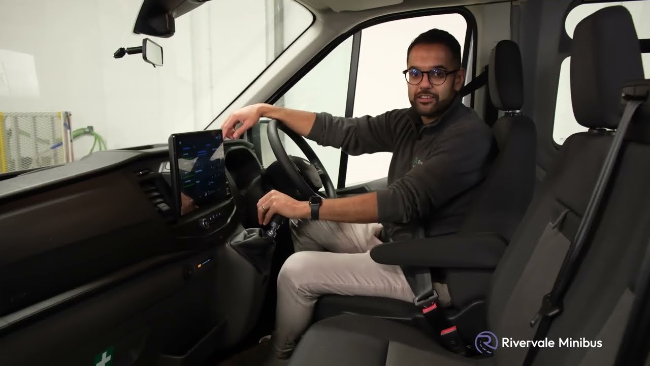 The FORD TRANSIT 9-seat WAV (Wheelchair accessible Vehicle)