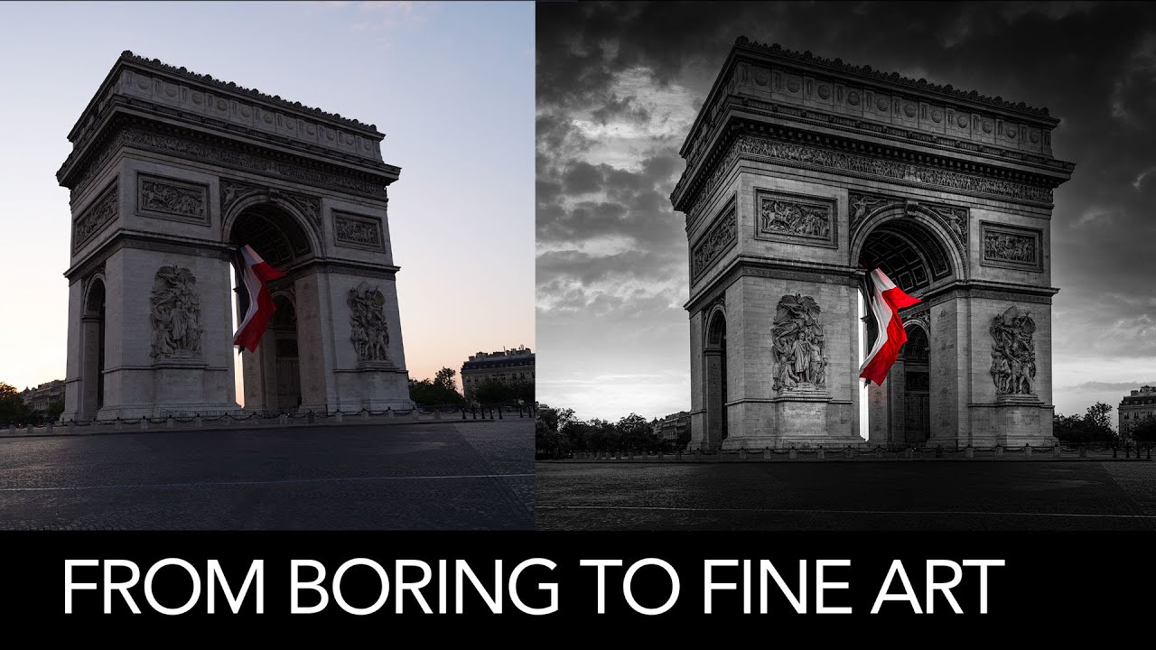 photo MANIPULATION lightroom and photoshop tutorial with a FUJI GFX 100s Amazing Raw file