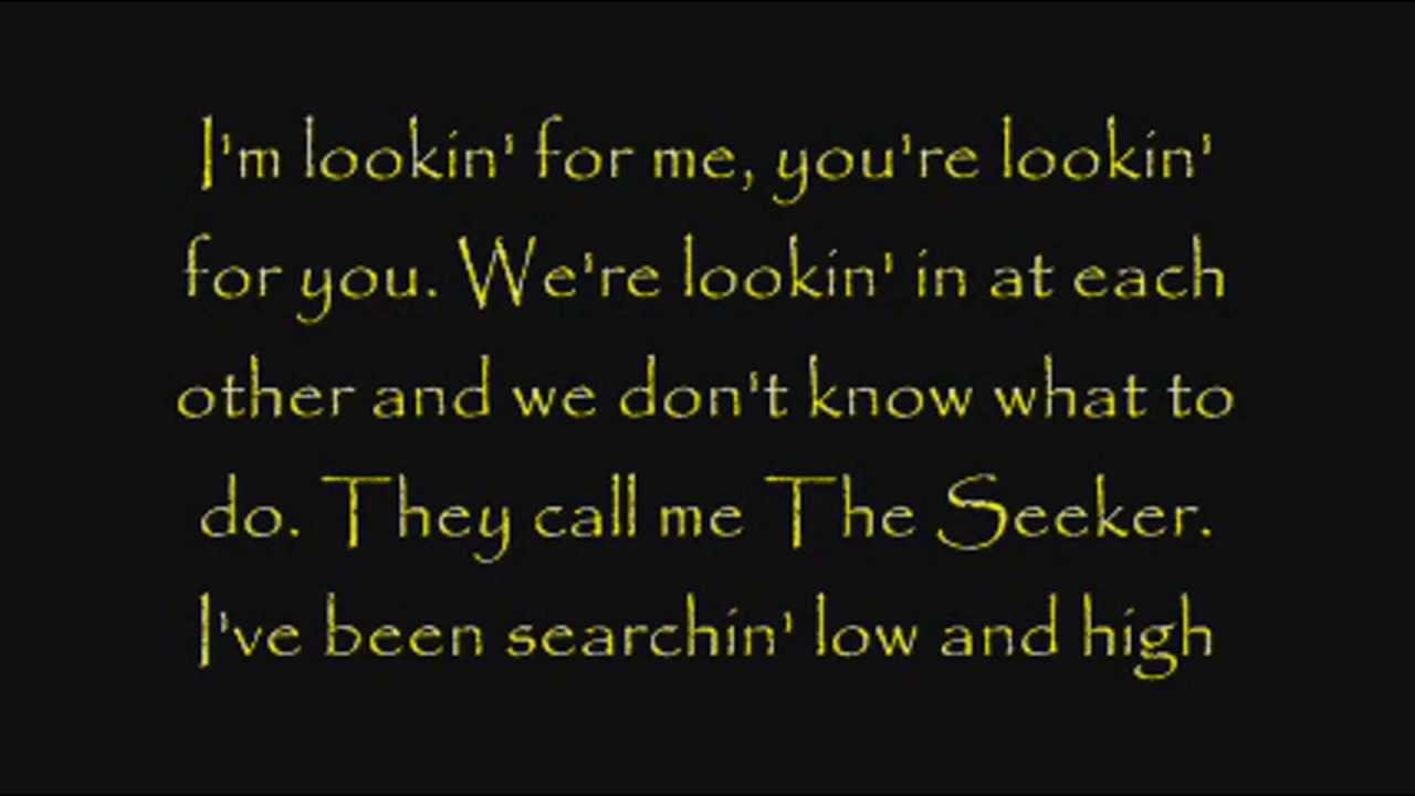 The Seeker by The Who Lyrics