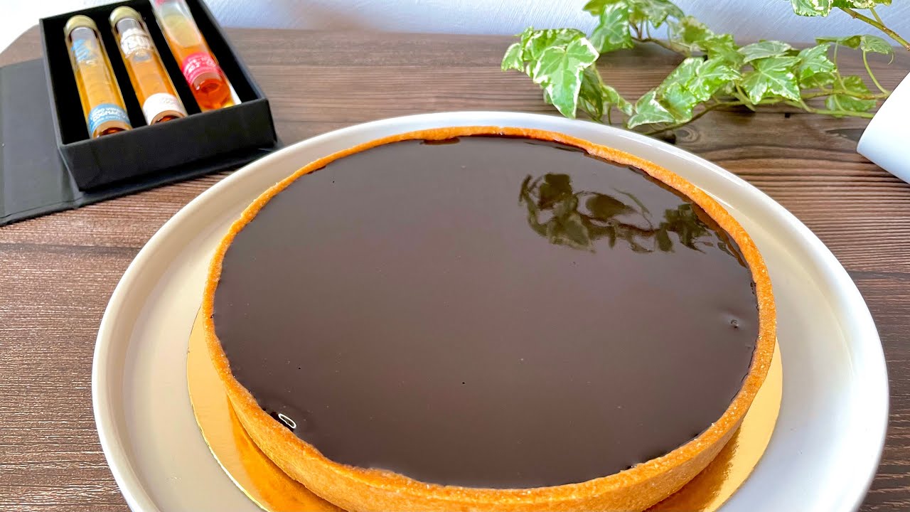 【漆黒のタルトショコラ＃80】超なめらか生チョコ食感は魅惑の味　：Tarte au chocolat et Coganc XO • MAISON COQUARD-THOMAS