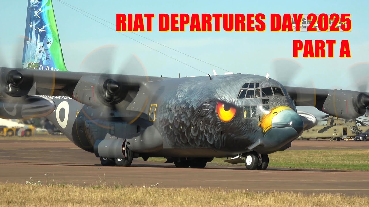 RIAT 2025 DEPARTURES PART A 4K (airshowvision)