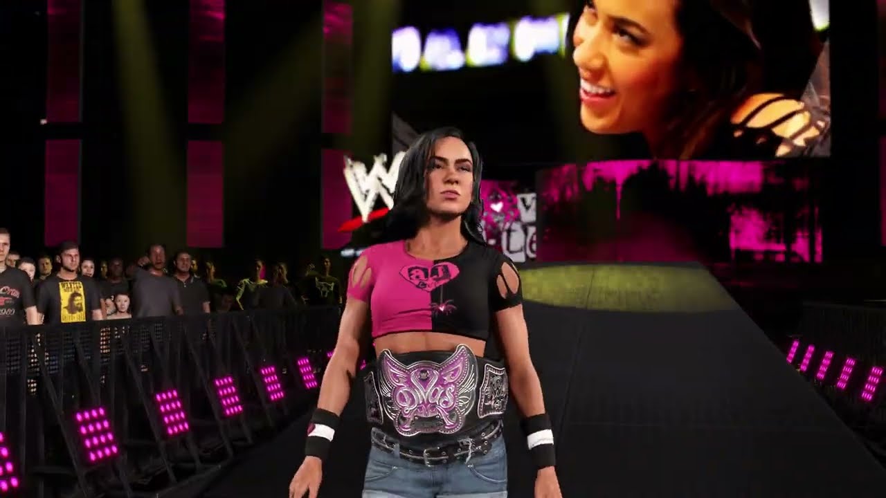 WWE 2K25 Universe Brie Bella Vs AJ Lee