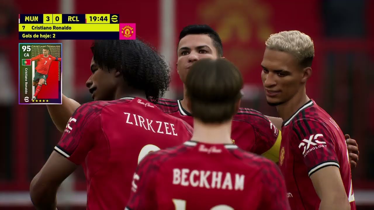 eFootball - Manchester United 5x0 Lens