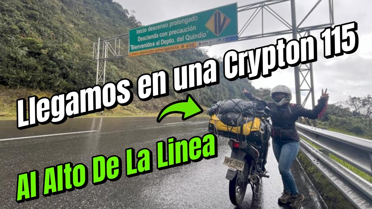 El paso Montañoso MAS RETADOR de Colombia, ¡¡EL ALTO DE LA LINEA!!