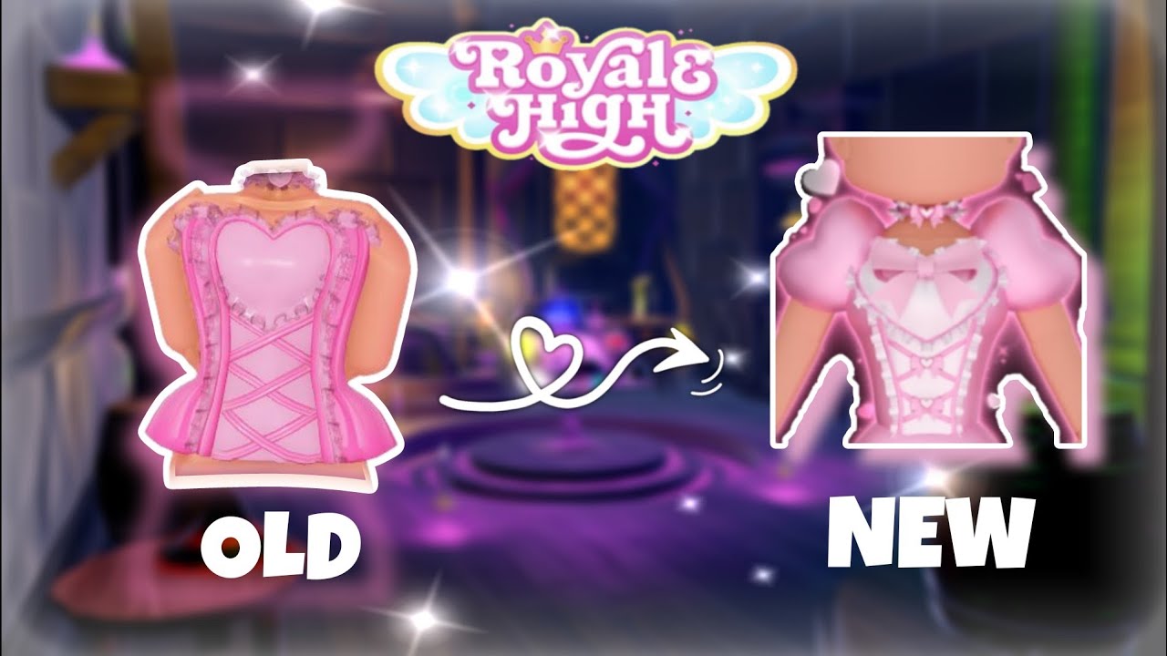 ✔ All OLD vs REWORKED Items in Royale High!