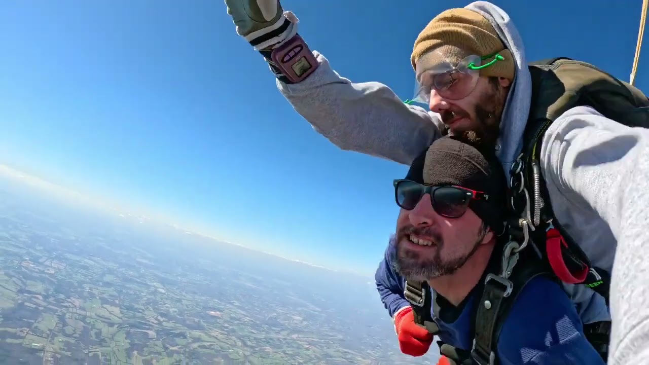 Skydiving not a paramotor video !!!