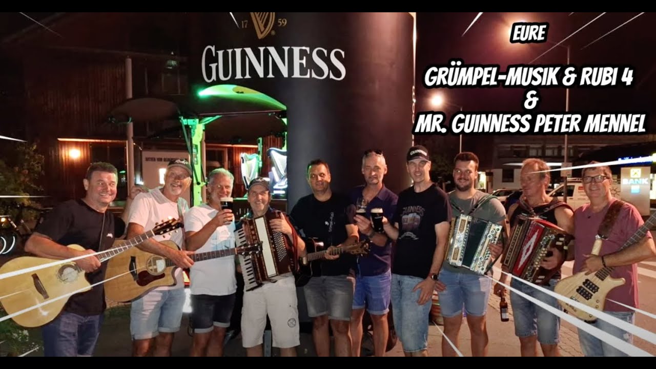 Musikalisches Gipfeltreffen mit Rubi 4 & Grümpel Musik auf dem Hittisauer Dorfplatz