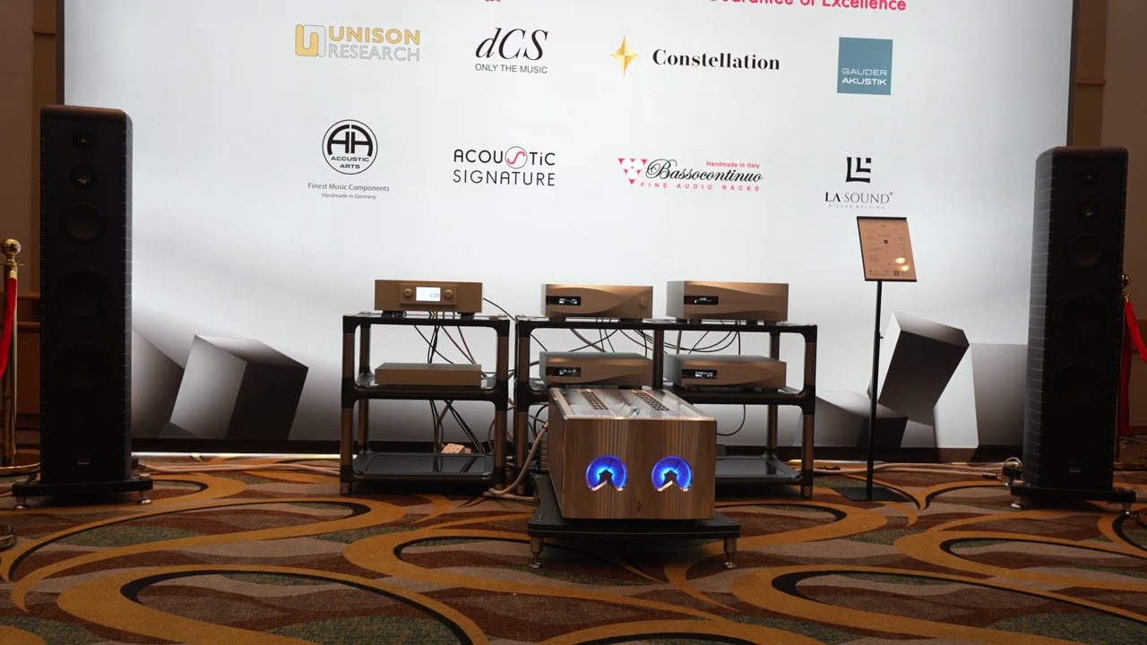 HK AV Show 2024 - ② Gauder Akustik Darc 250 / Constellation Revelation 2.0 , Statement Stereo / dCS