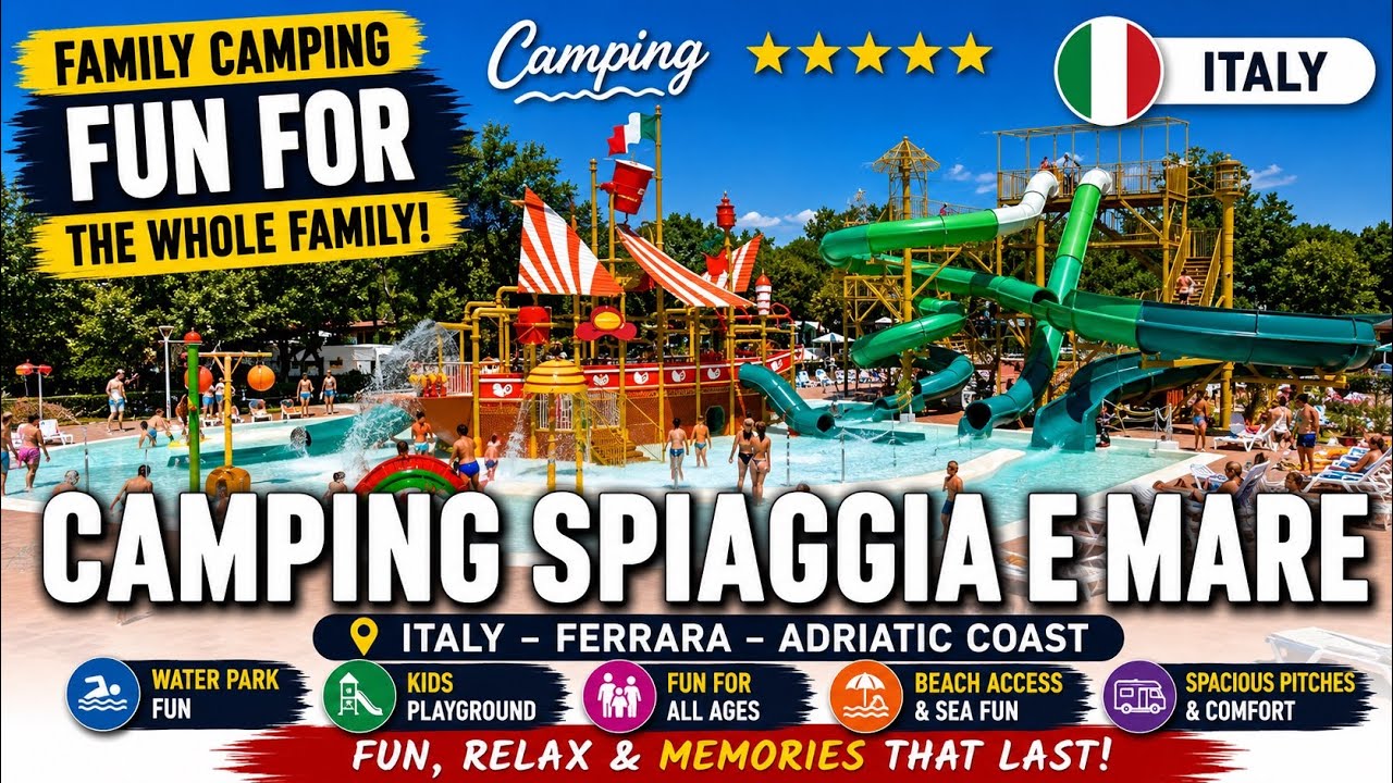 Camping Spiaggia e Mare 🏖️ Family Campsite Adriatic Coast Italy 2025