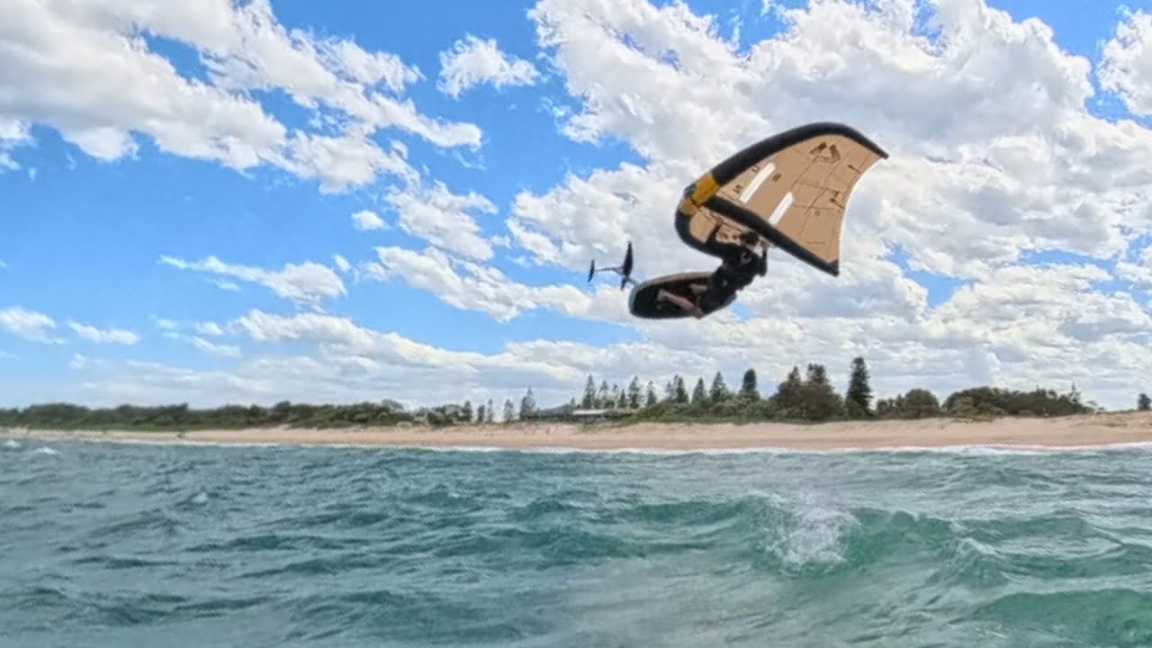 Wing Foil - East Coast Australia - 9 Mile Beach - Duotone / 4K Insta360