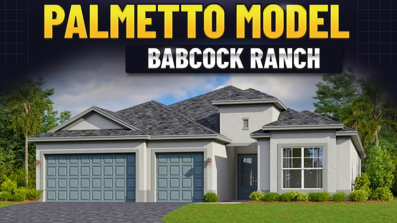 Why the Palmetto Model Stands Out at Tucker's Cove, Babcock Ranch! | Kim Feltis