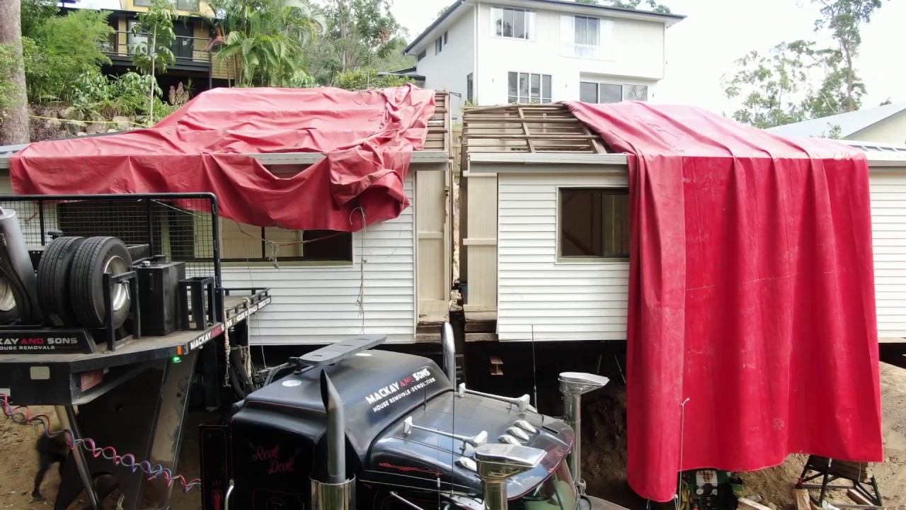 Difficult House Relocation at the Sunshine Coast, Qld