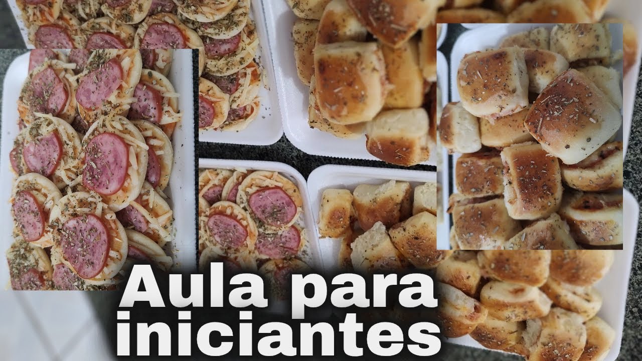 1° AULA  GRATUITA PARA INICIANTE/SALGADOS ASSADOS RÁPIDO E FÁCIL.