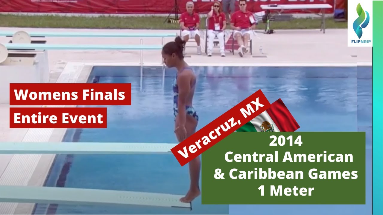 2014 Central American & Caribbean Games - Womens 1 Meter Springboard Diving