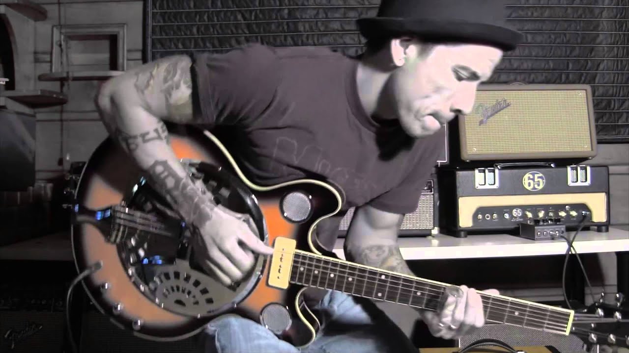 RJ Ronquillo - Slide blues improvisation - Eastwood Delta 6 - Swart AST
