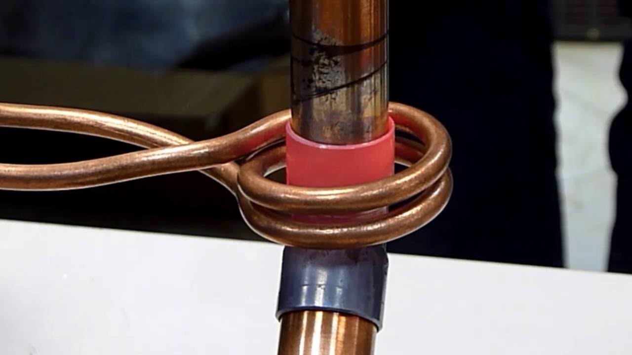 Induction Brazing of Copper Pipes