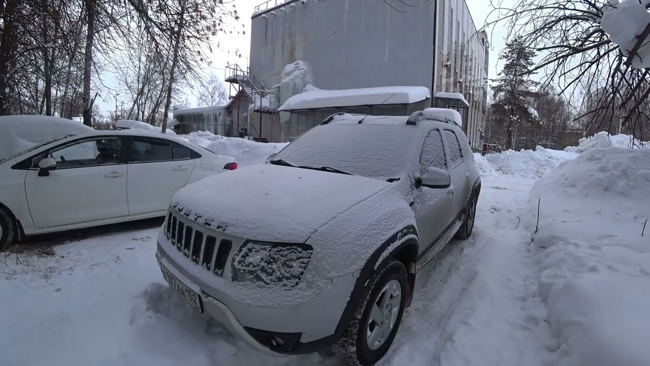 Прогрев мотора дизельного Дастера после откл.  Экологии