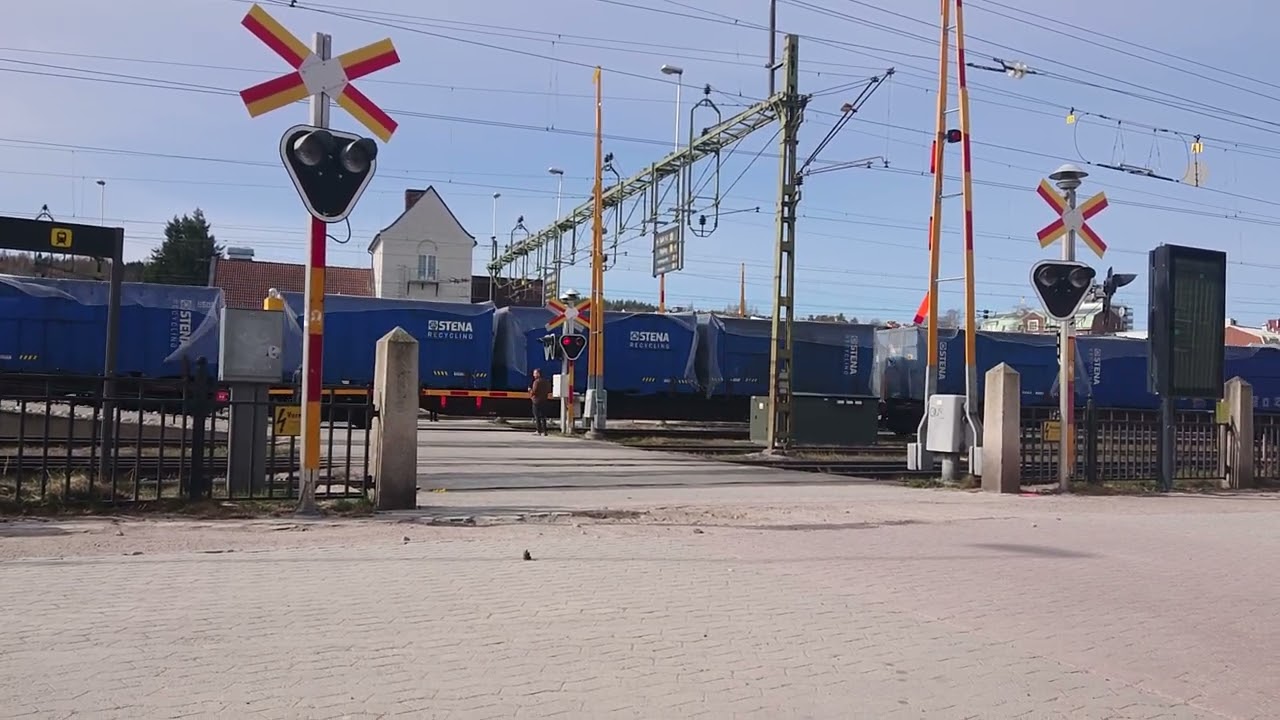 Green cargo ankommer till Sundsvall central