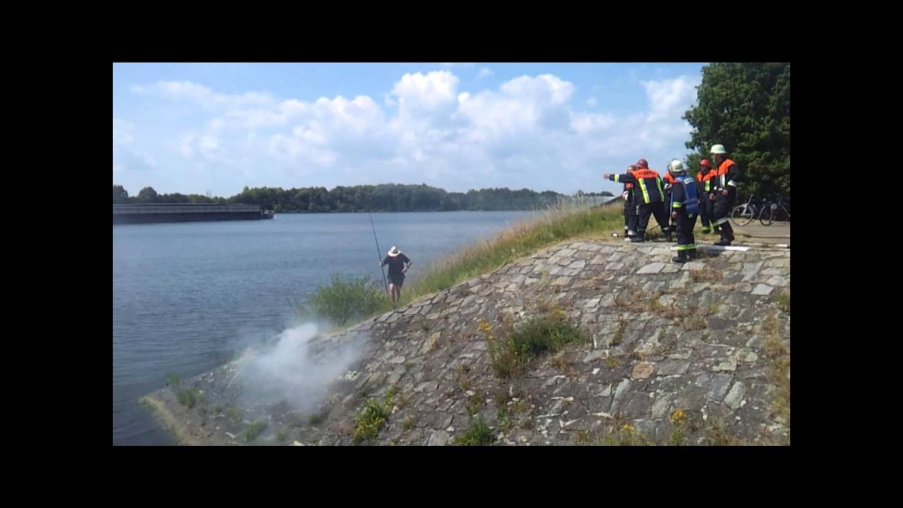Cold water callenge der Feuerwehr Demling.