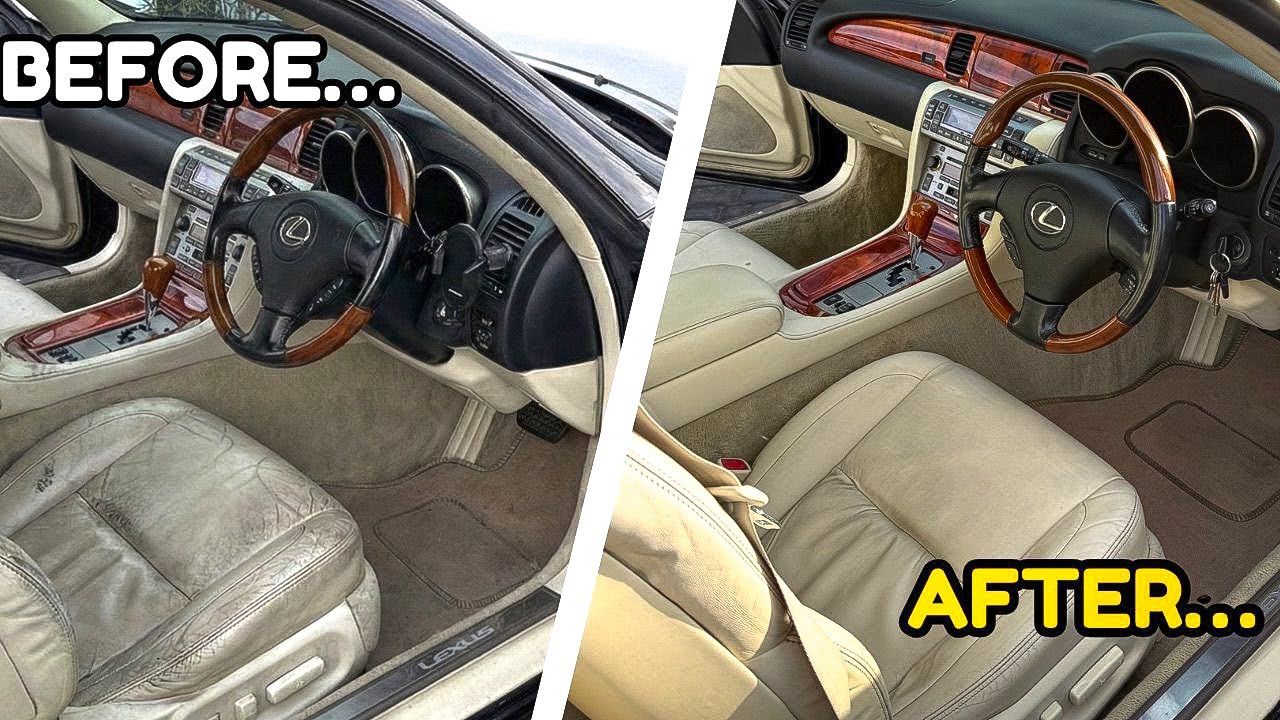 В салоне этого Lexus SC430 19 ЛЕТ въелась ГРЯЗЬ...
