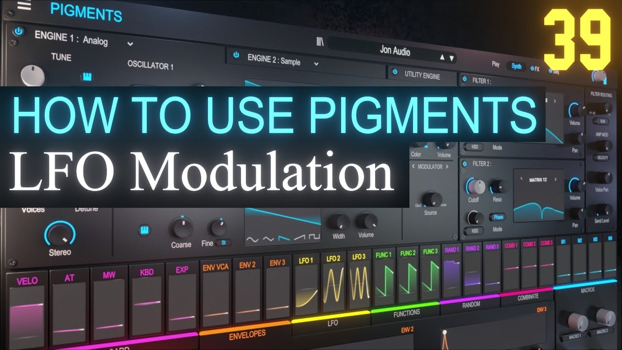 LFO Modulation PART 39 | Arturia Pigments 4 Tutorial