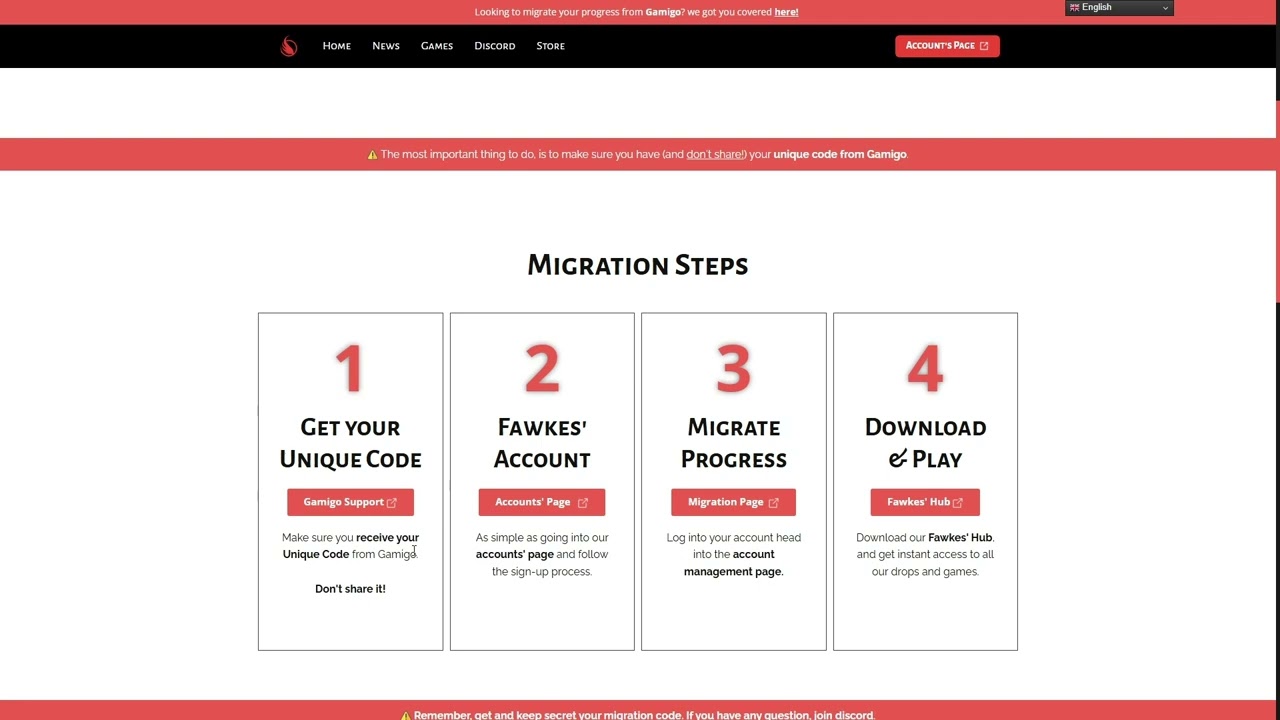 Fawkes Migration Guide