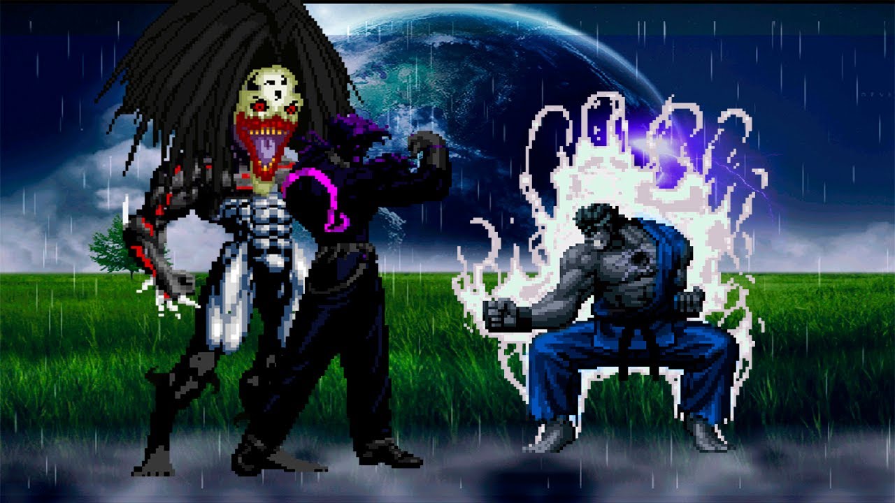 [KOF Mugen] Darkside Rugal-R VS Omega God Ryu!!