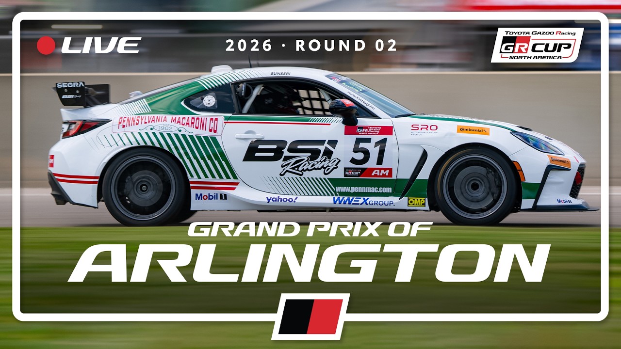 LIVE | Race 2 | Grand Prix of Arlington | Toyota Gazoo Racing North America GR Cup 2026