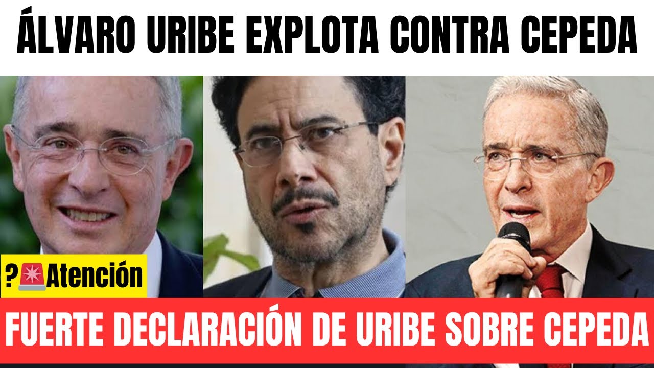 🚨ÁLVARO URIBE EXPLOTA: “¡Cepeda es MÁS PELIGROSO que Petro!”