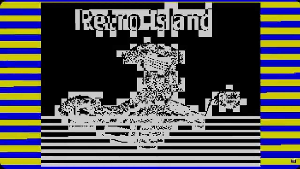 Retro Island  - ZX Spectrum Loading Screen HD