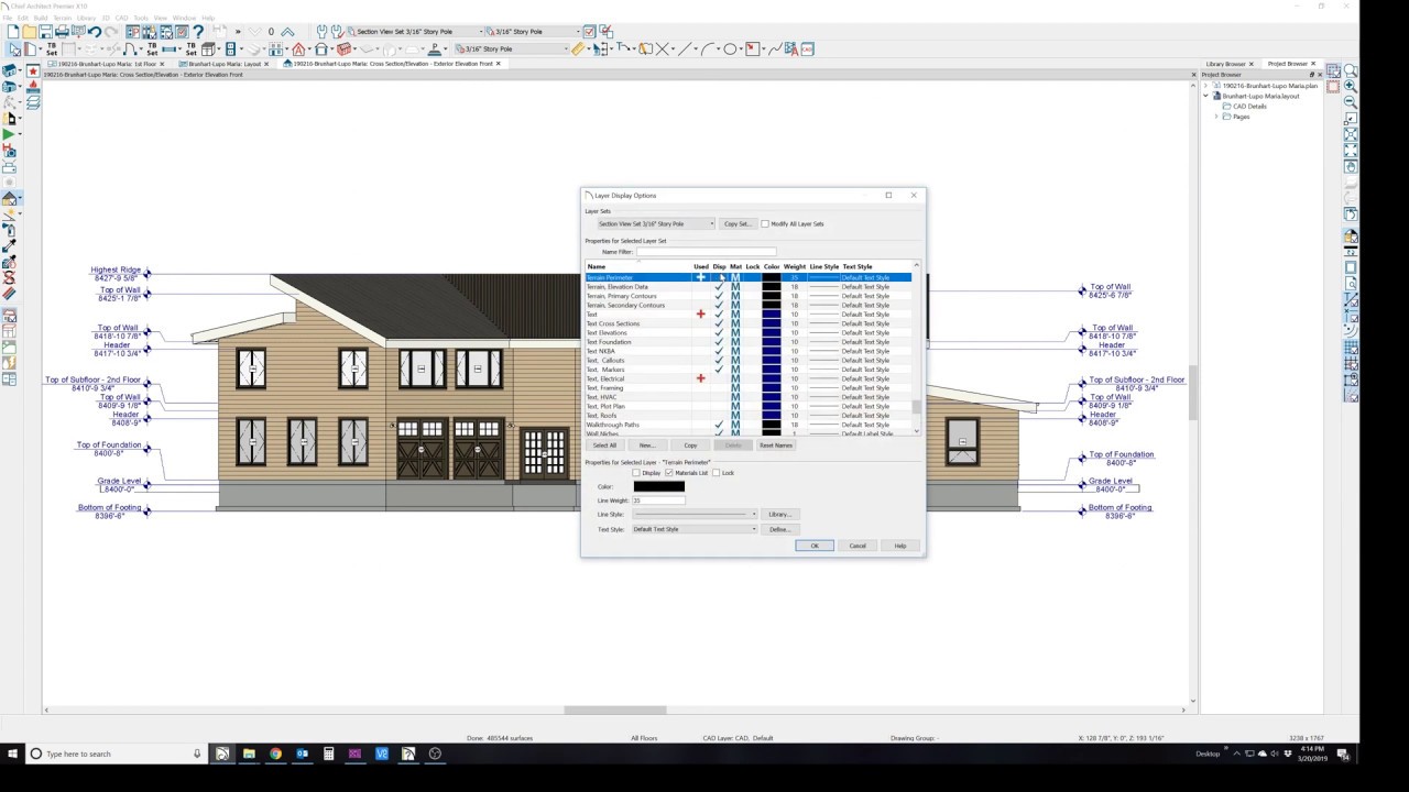 How to Change Grade Level in Chief Architect  X10