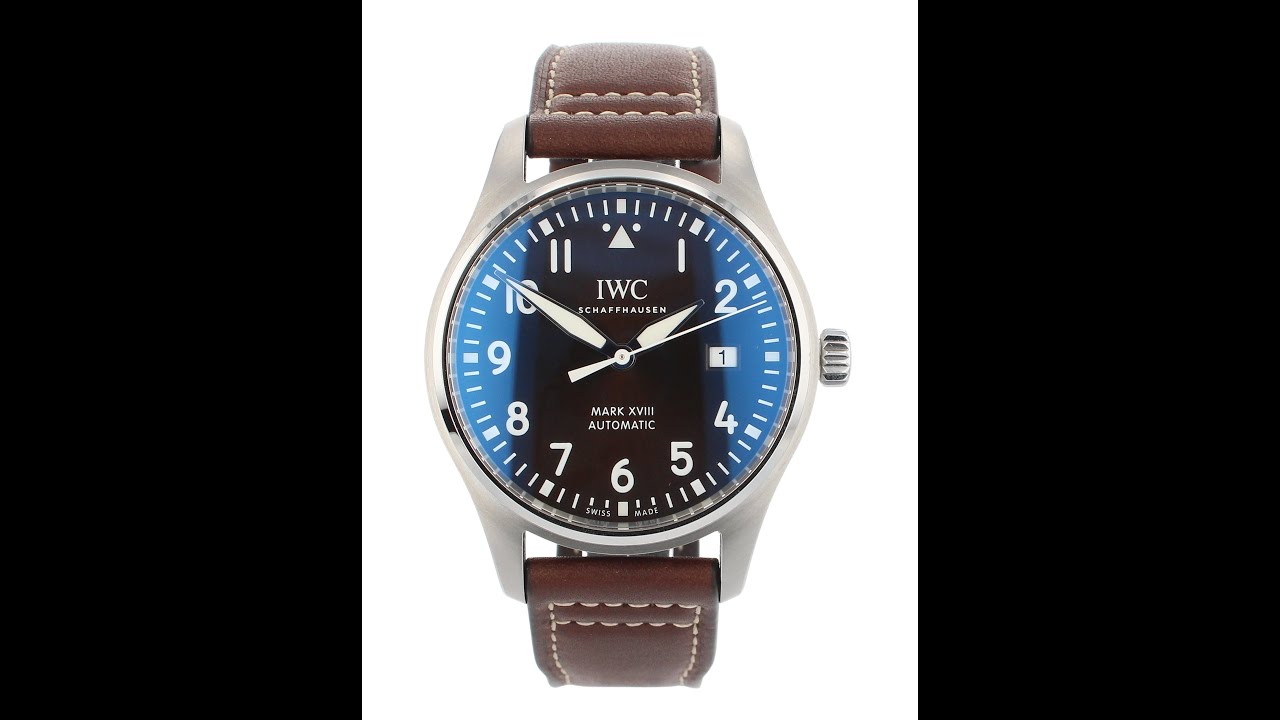IWC Pilot Mark XVIII Pre Owned Watch Ref IW327003