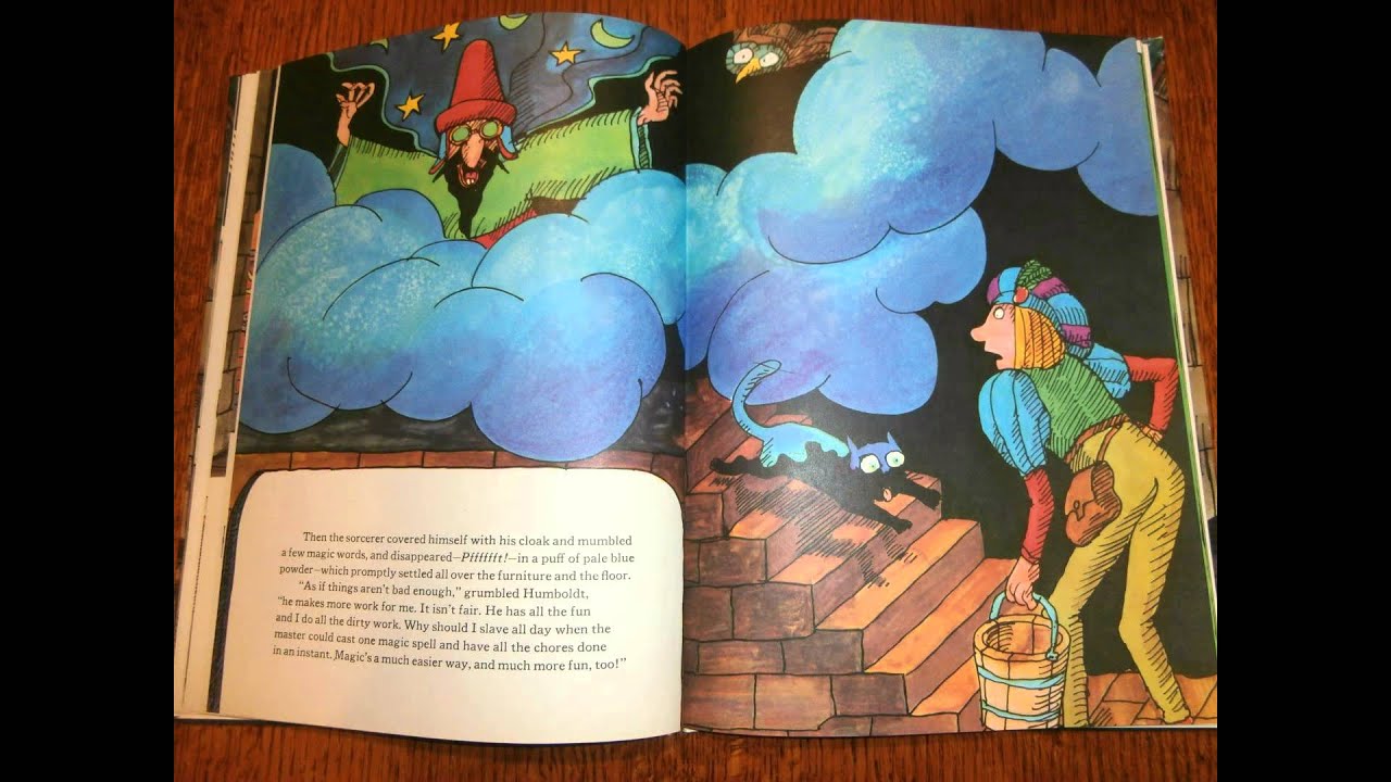The BEST Version of The Sorcerer's Apprentice; Tomi Ungerer Illustrations!