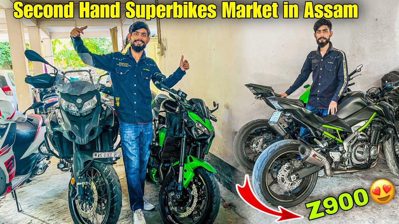 Second Hand Superbikes Market in Assam 😍Kawasaki Z900🔥