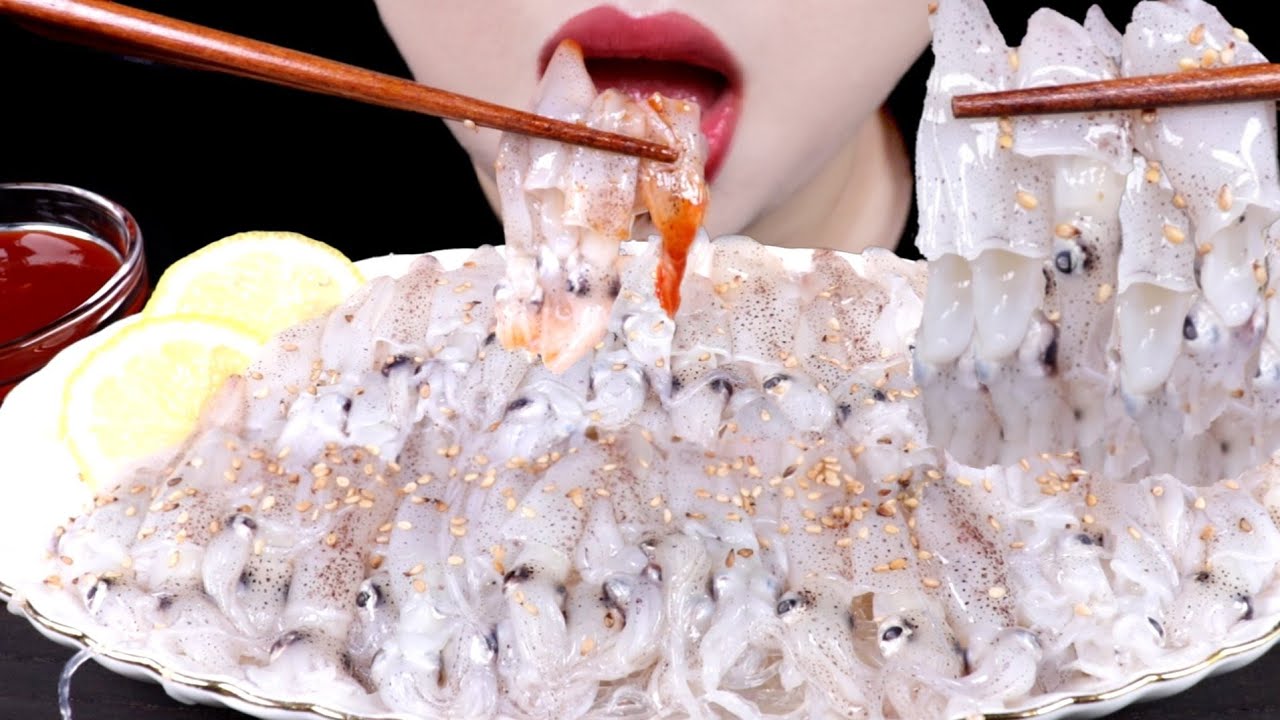 ASMR 호래기회 리얼사운드 먹방