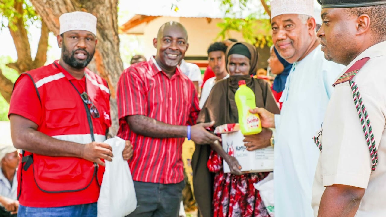 Celebrating 60 Years of Impact: Governor Issa Timamy Commends Kenya Red Cross Efforts in Lamu.