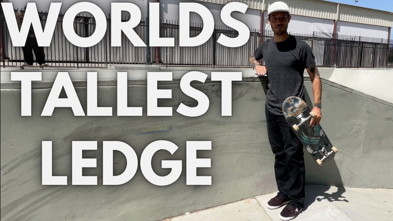 Skaters vs Worlds Tallest Ledge @ZachDoelling