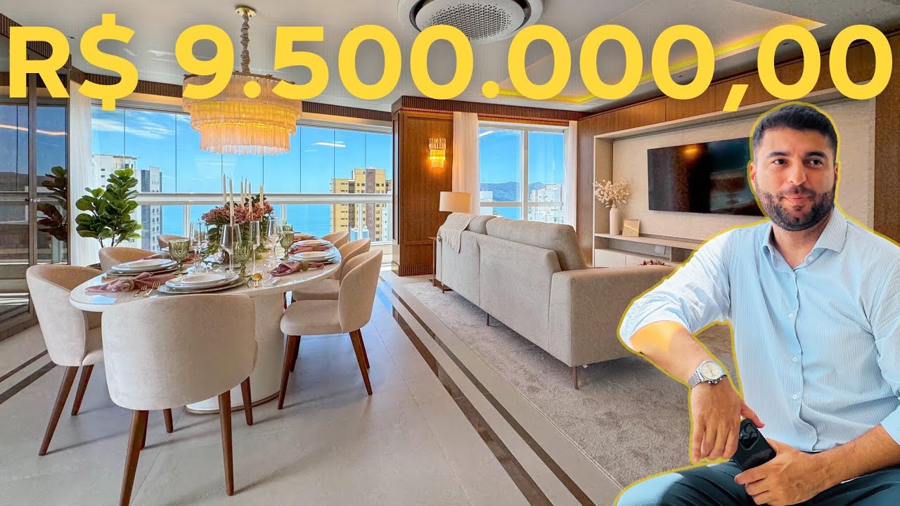 COBERTURA DUPLEX DE LUXO COM PISCINA E VISTA MAR EM BALNEÁRIO CAMBORIÚ.