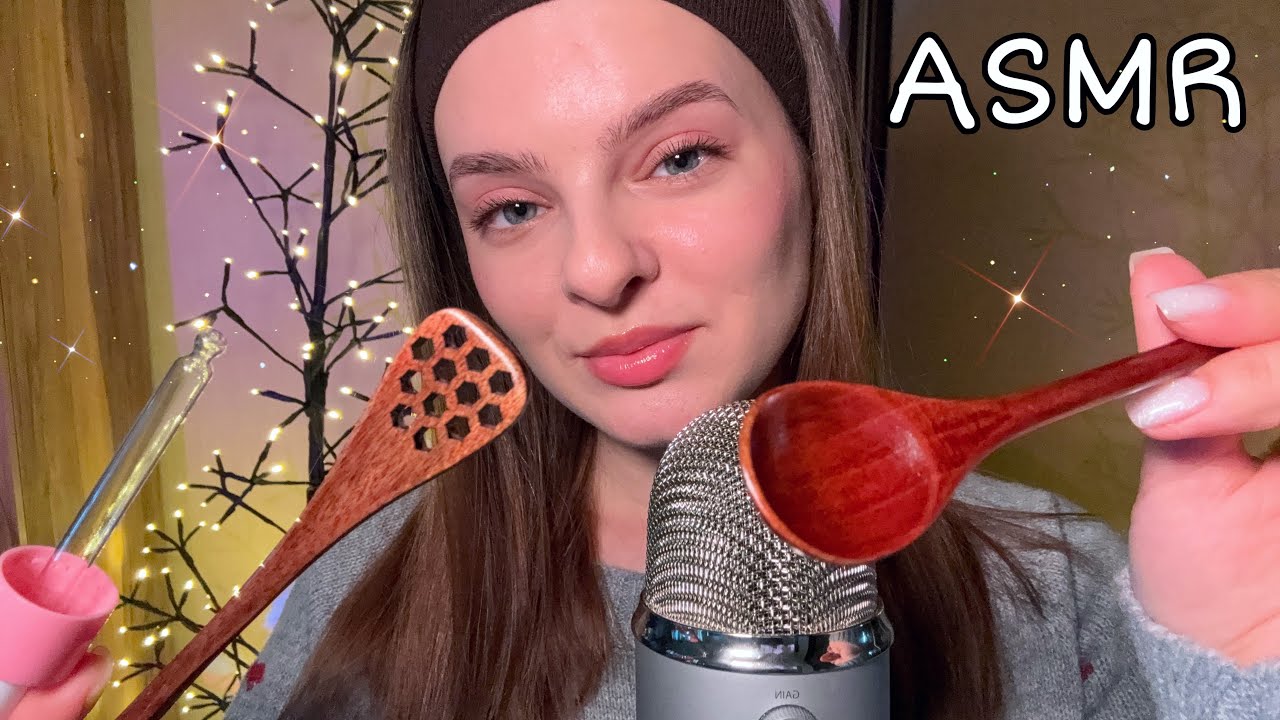 ASMR 😴 Tingly Mouth Sound Triggers 🥄👄 (Pipette, Lip Smacking, Wooden Spoons) | No Talking