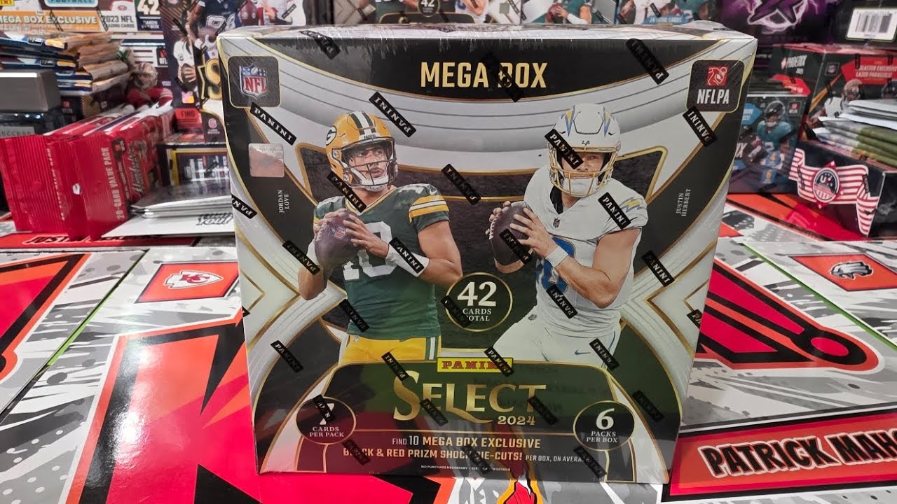 SELECT FOOTBALL MEGA BOX (BLACK & RED SHOCK DIE-CUTS) 🚀🚀