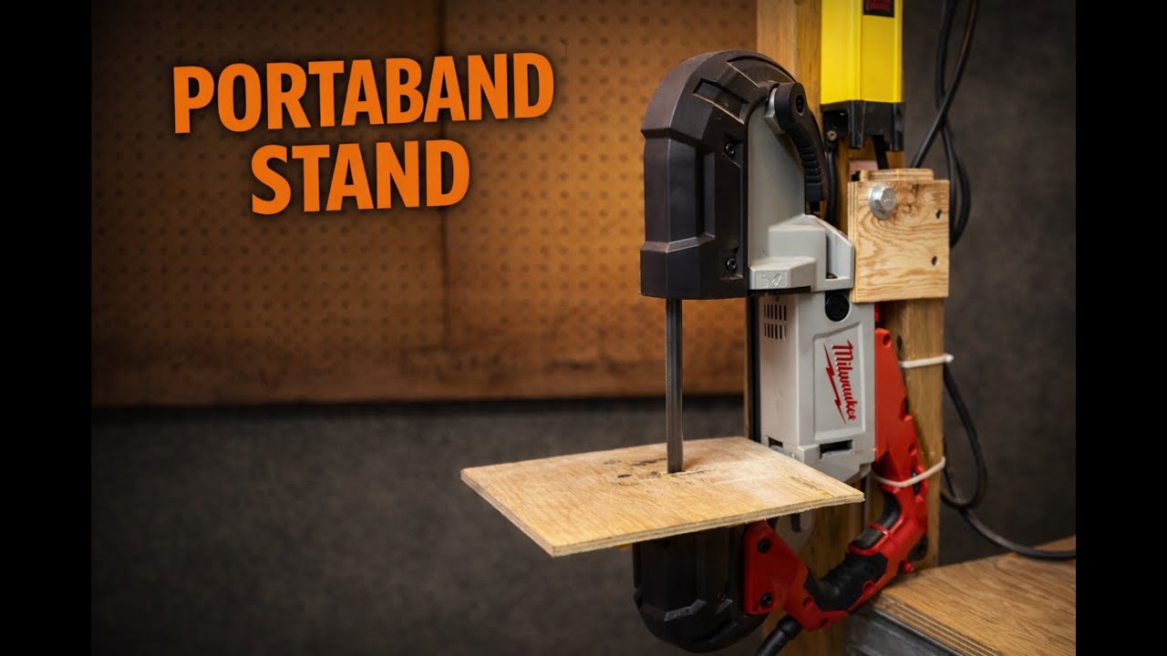 Vertical Bandsaw for Knife Making | Portable Bandsaw Stand Build – GWADS