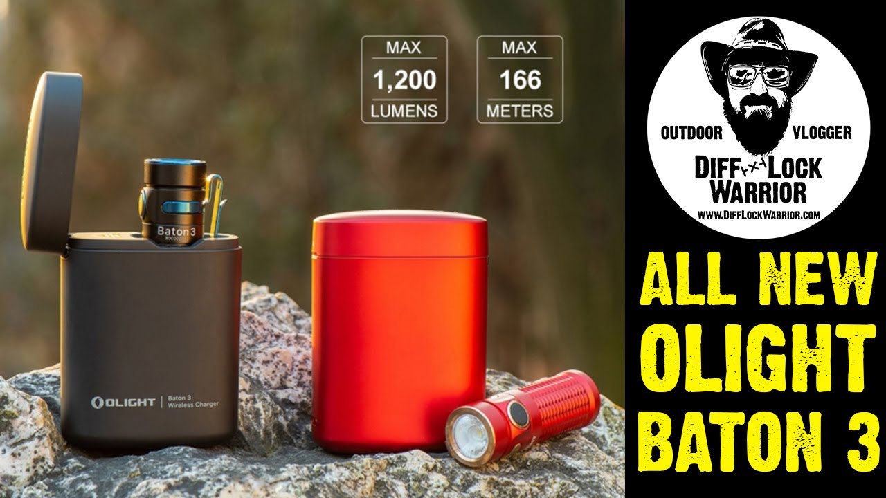 ULTIMATE GEAR SERIES | EDC TORCH | ALL NEW OLIGHT BATON 3 | 1200 LUMEN